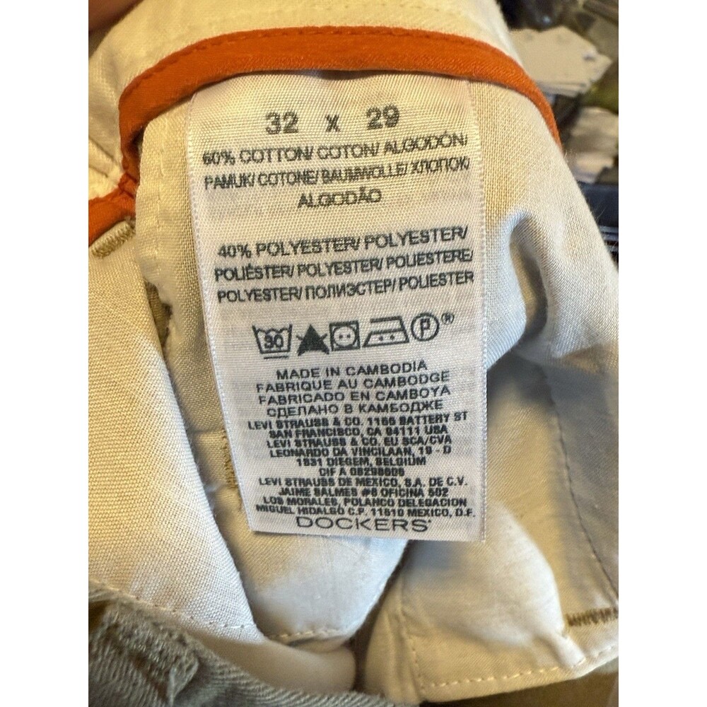 Dockers Men’s Easy Khaki Size 32 X 29 Flat Front - Picture 4 of 5